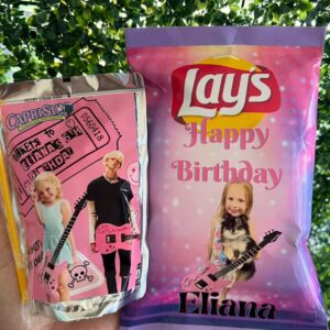Custom Birthday Snack Labels