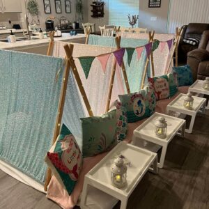 Glitter Teepee Party Theme