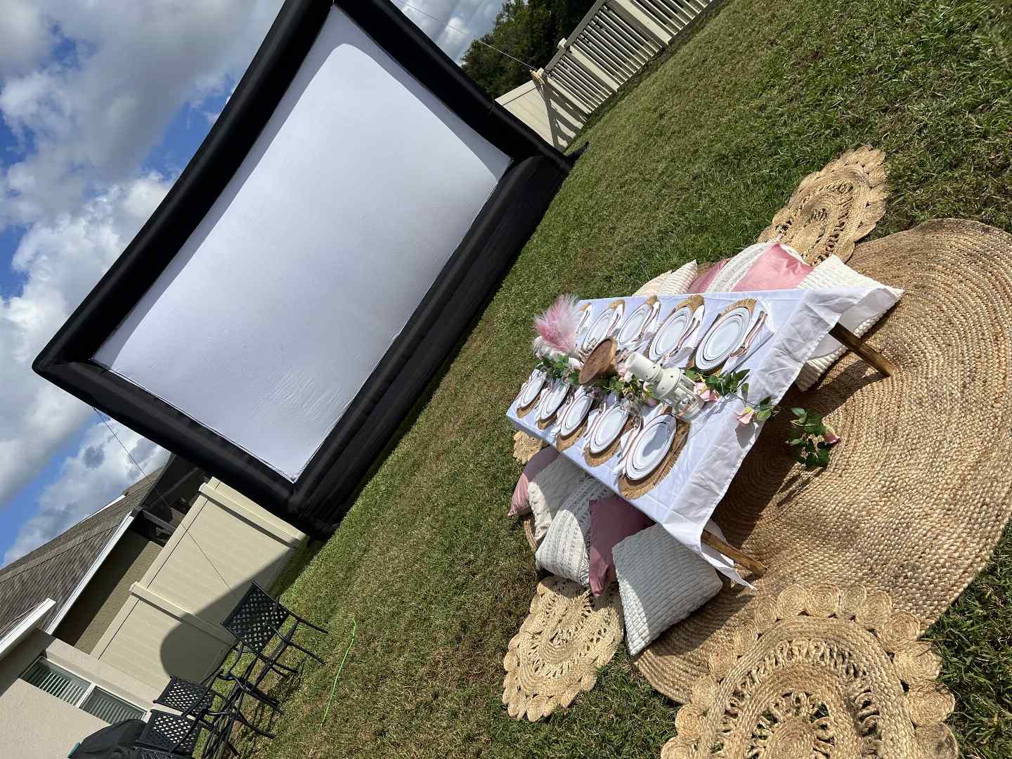 Outdoor Projector, Inflatable Screen and Speaker Rental | Outdoor Movie Night