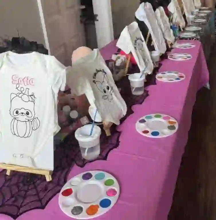 Crafty Onesie Painting Party for Your Baby Shower