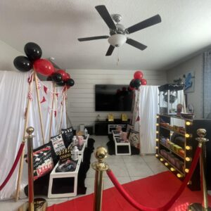 Movie Red Carpet Runway with Velvet Ropes Rental