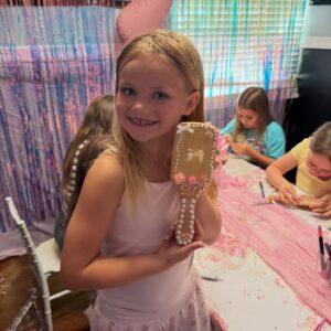 Hair Brush Decorating Party Activity